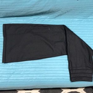 Lululemon wide-leg pants, sz 8, dark denim fabric